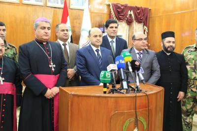 الدكتور النصراوي يعلن استعداد محافظة البصرة لاستقبال النازحين المسيحيين من المناطق الساخنة