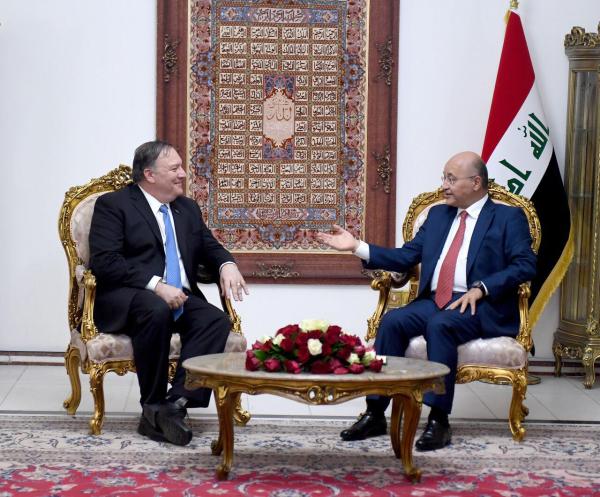 رئيس الجمهورية يبحث مع وزير الخارجية الامريكي العلاقات الثنائية وآخر التطورات العربية والاقليمية