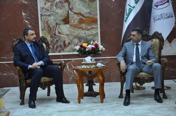 محافظ البصرة يلتقي بعدد من ممثلي المحافظة في مجلس النواب العراقي