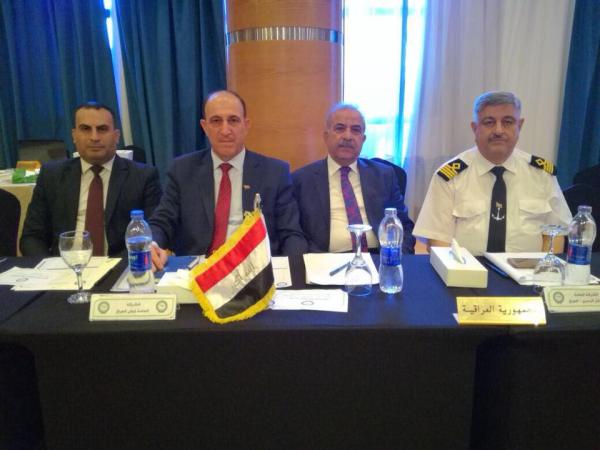 الموانئ العراقية تترأس  الوفد العراقي في إجتماع لجنة تنمية الموارد البشرية باتحاد الموانئ العربية