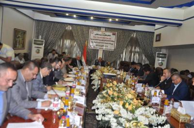 النائب الاول لمحافظ البصرة يشارك في الاجتماع الاول لمجلس هيأة المنافذ الحدودية في بغداد