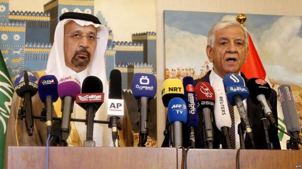 وزيرا العراق والسعودية يؤكدان الاتفاق على توسيع افاق التعاون في مجالات النفط والطاقة
