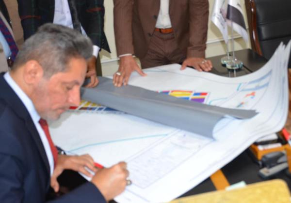 الحكومة المحلية في البصرة تصادق على مشروع التصميم الاساس لناحية الشهيد عز الدين سليم