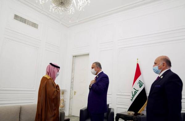 رئيس مجلس الوزراء السيد مصطفى الكاظمي يلتقي وزير الخارجية السعودي على هامش مؤتمر بغداد ••••••••••