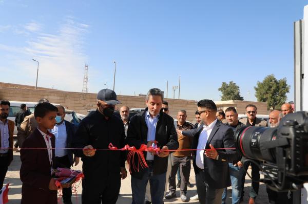 النائب الاول لمحافظ البصرة يفتتح محطة الخالصة الثانوية في مركز المحافظة