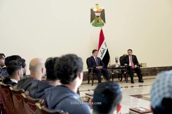 رئيس الوزراء يكافئ لاعبي العراق بعد التتويج