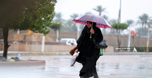 العراق يتأثر بمنخفض جوي مصحوب بأمطار متوسطة إلى شديدة بدءاً من الأربعاء المقبل