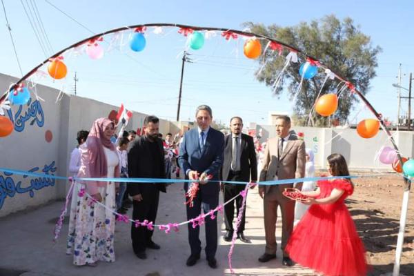 النائب الأول يفتتح ثلاث مدارس جديدة في قضاء شط العرب شرق البصرة