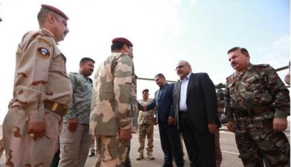 عبد المهدي يصل الانبار للاطلاع على العمليات العسكرية
