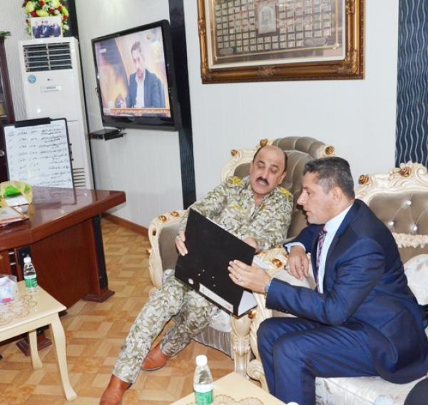 نائب محافظ البصرة يقدم التهنئة لقائد شرطة البصرة بذكرى العيد الوطني الــ 95 على تأسيس الشرطة العراقية