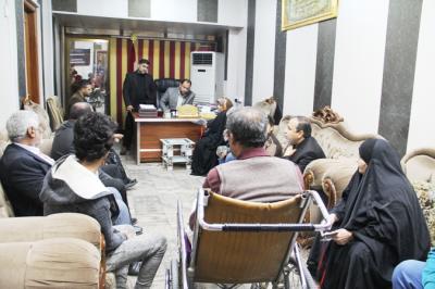 مكتب النائب الاول لمحافظ البصرة يشهد توافد اعداد كبيرة من المواطنين ضمن مشروع يوم الخميس الاسبوعي