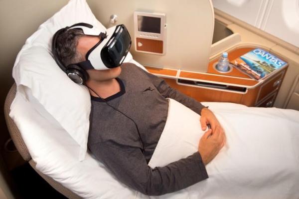 نظارة سامسونج جير VR توفر الترفيه على الطائرات