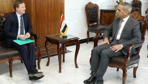 رئيس مجلس القضاء الأعلى يستقبل السفير البريطاني في بغداد