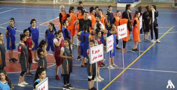 انطلاق بطولة اندية بغداد بكرة السلة للنساء بمشاركة ستة فرق في المدينة الشبابية