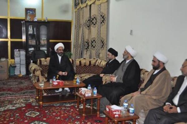 استقبال رئيس ديوان الوقف الشيعي سماحة السيد علاء الدين الموسوي