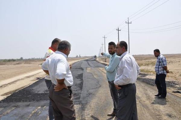 مشروع طريق 8 كم في ناحية السيبة