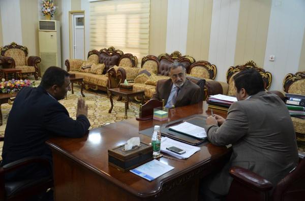 نائب محافظ البصرة يؤكد على متابعة مشاريع الاقضية والنواحي في المحافظة