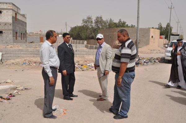 متابعة اعمال التنظيفات في بلدية سفوان