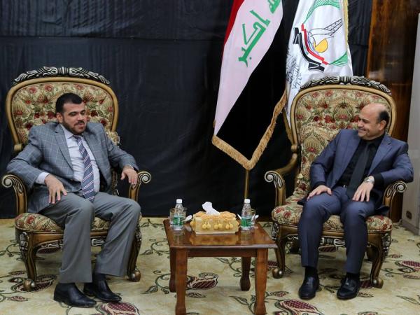 محافظ البصرة يلتقي عضو مجلس النواب العراقي الاستاذ مازن المازني