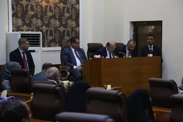 بعد اجابته على (40) سؤالاً .. مجلس محافظة البصرة يلغي استجواب المحافظ نتيجة انسحاب العضو المستجوب