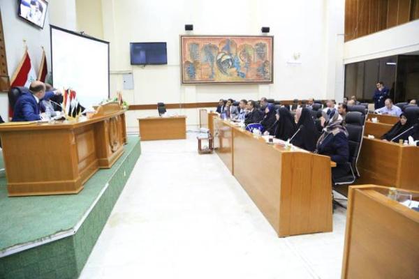 الدكتور النصراوي يحضر جلسة مجلس محافظة البصرة الاستثنائية للتصويت على عدد من المشاريع الاستراتيجية