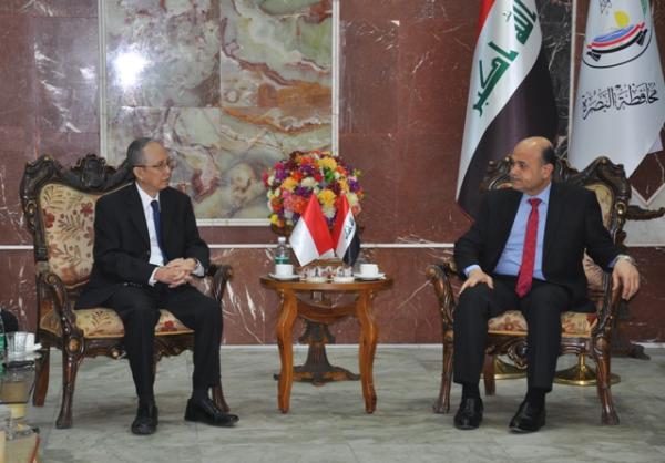 الدكتور النصراوي يلتقي السفير الإندونيسي في العراق