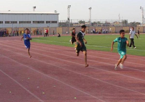 المهرجان الرياضي السنوي لالعاب الساحة والميدان في قضاء القرنة شمال البصرة