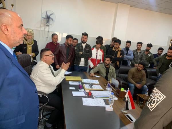 مكتب محافظ البصرة يستقبل جمعاً من مواطني شمال المحافظة