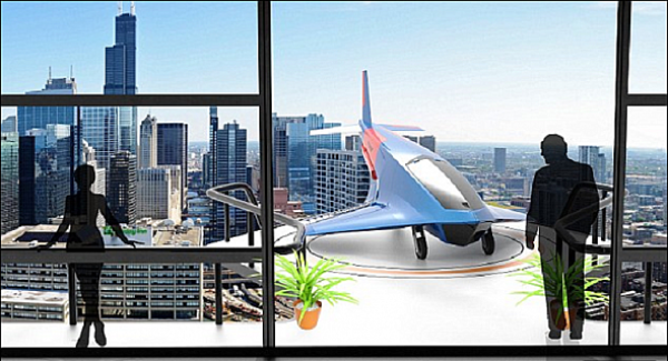 منازل المستقبل بشرفات لهبوط طائرات بدون طيار