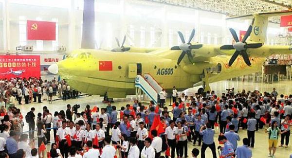 الصين تنتج أكبر طائرة “برمائية” في العالم